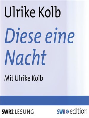 cover image of Diese eine Nacht